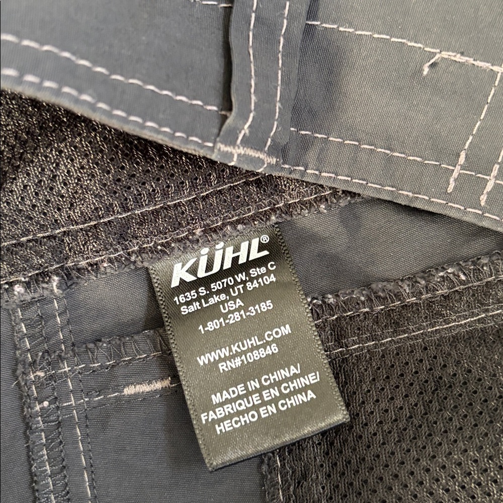 Kuhl Men’s Shorts Renegade Hiking Shorts Carbon Color 11" Inseam size 32 - Picture 11 of 16